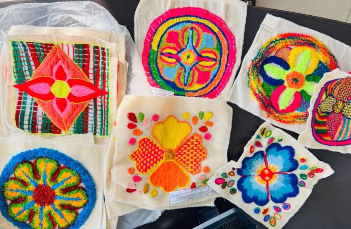 Bordadoras de Guanajuato tejen historia en Récord Guinness
